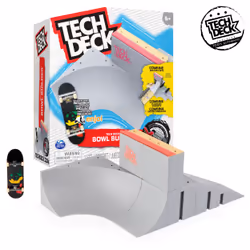 Tech Deck Bowl Builder X-Connect Park Creator, Customizable and Buildable Ramp Set with Exclusive Fingerboard, Finger board s ...
