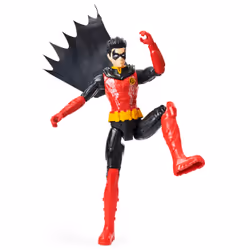 DC Comics 12-inch Robin Action Figure (Red/Black Suit), Kids Toys for Boys Aged 3 and up - Additional view 6