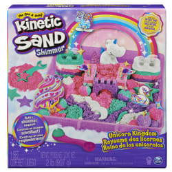 Kinetic Sand Shimmer, Unicorn Kingdom Playset with 2lbs of Shimmer with 8 Tools (Walmart Exclusive)