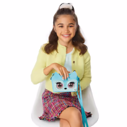 Purse Pets , Fierce Fox Interactive Pet Toy & Crossbody Kids Purse with Over 25 Sounds and Reactions, Shoulder Bag for Girls, Trendy Tween Gifts