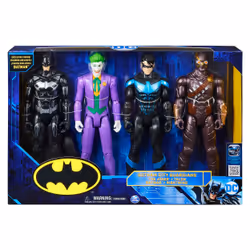 DC Comics Gotham City Guardians Set with 12-inch Batman, The Joker, Talon, and Nightwing Action Figures