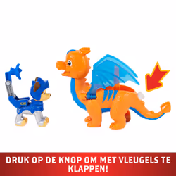 PAW Patrol Rescue Knights Chase and Dragon Draco Action Figures Set