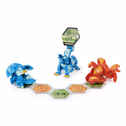 Bakugan Evolutions Starter Pack 3-Pack, Howlkor Ultra with Colossus and Pegatrix, Collectible Action Figures, Ages 6 and Up