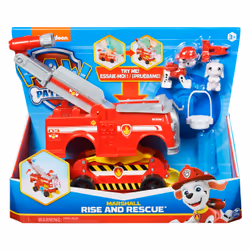 PAW Patrol Marshall Rise and Rescue Transforming Toy Car with Action Figures and Accessories, 3 yr(s), Multicolour