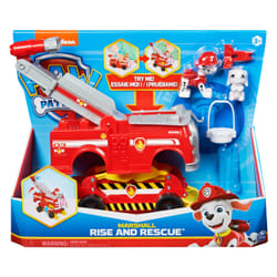 PAW Patrol Marshall Rise and Rescue Transforming Toy Car with Action Figures and Accessories