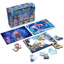 PAW Patrol: The Movie 4 Pack of Wooden Puzzles for Kids 24-Piece Jigsaw Puzzles with Interchangeable Characters for Preschoolers Ages 3 and up