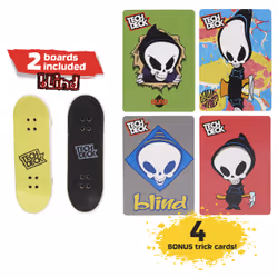 Tech Deck , Neon Mega Park X-Connect Creator, Customizable Glow-in-the-Dark Ramp Set with 2 Blind Skateboard Fingerboards, 90+ Pieces, Gift for Ages 6+ - Additional view 4