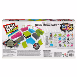 Tech Deck , Neon Mega Park X-Connect Creator, Customizable Glow-in-the-Dark Ramp Set with 2 Blind Skateboard Fingerboards, 90+ Pieces, Gift for Ages 6+ - Additional view 7