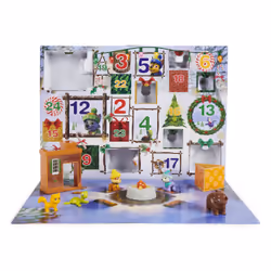 PAW Patrol : 2023 Advent Calendar with 24 Surprise Toys - Figures, Accessories and Kids Toys for Ages 3 and up, Book, Freesta ...