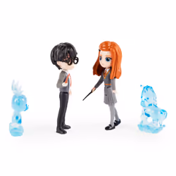 Wizarding World , Magical Minis Harry Potter and Ginny Weasley Patronus Friendship Set with 2 Toy Figures and 2 Creatures, Kids Toys for Ages 5 and up