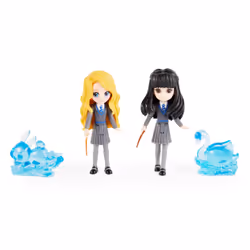 Wizarding World Harry Potter, Magical Minis Luna Lovegood and Cho Chang Patronus Friendship Set with 2 Creatures, Kids Toys f ...