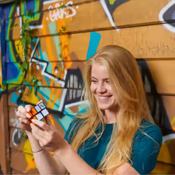 Rubik’s Mini 2x2, 2x2 Classic Color-Matching Puzzle, Pocket Size Brain-Teasing Puzzle Toy, Packaging May Vary - Additional view 7