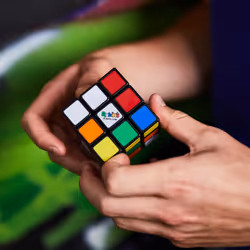 Rubik’s Cube, The Original 3x3 Cube 3D Puzzle Fidget Cube Stress Relief Fidget Toy Brain Teasers Travel Games, for Adults and Kids Ages 8 and up, Packaging May Vary