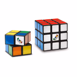Rubik’s Cube, Duo Pack of The Original 3x3 & Mini 2x2 Classic Color-Matching Problem-Solving Puzzle Game Toy, for Kids and Ad ...