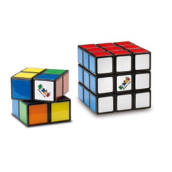 Rubik’s Cube, Duo Pack of The Original 3x3 & Mini 2x2 Classic Color-Matching Problem-Solving Puzzle Game Toy, for Kids and Adults Aged 8 and up