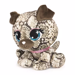 GUND P.Lushes Designer Fashion Pets Bella Boa Dog Premium Stuffed Animal Soft Plush, Snake Skin, 6”