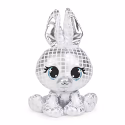 GUND P.Lushes Designer Fashion Pets Special-Edition B.G. Night Rabbit Premium Stuffed Animal Soft Plush, Silver Metallic, 6”, ...