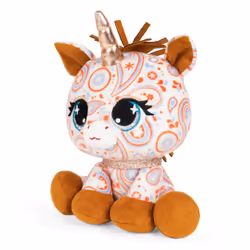 GUND P.Lushes Designer Fashion Pets Sally Mustang Unicorn Premium Stuffed Animal Soft Plush, Paisley, 6”