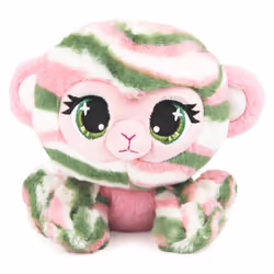 GUND P.Lushes Designer Fashion Pets Olivia Moss Monkey Premium Stuffed Animal Soft Plush, Green and Pink, 6”, Toy monkey, 3 y ...