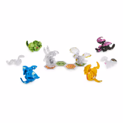 Bakugan Evolutions, Genesis Collection Pack, 2 Light Up Action Figures, 4 Exclusive , 2 Nanogan, 8 Cards and 4 BakuCores, Kids Toys for Boys Ages 6 and Up