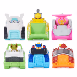 PAW Patrol , True Metal Neon Rescue Vehicle Gift Pack of 6 Collectible Die-Cast Toy Cars, 1:55 Scale, Kids Toys for Boys and Girls Ages 3 and up