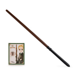 Wizarding World Harry Potter, 12-inch Spellbinding Draco Malfoy Magic Wand with Collectible Spell Card, Kids Toys for Ages 6 and up