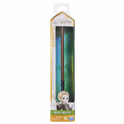 Wizarding World Harry Potter, 12-inch Spellbinding Draco Malfoy Magic Wand with Collectible Spell Card, Kids Toys for Ages 6 and up