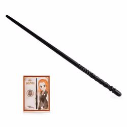 Wizarding World Harry Potter, 12-inch Spellbinding Ginny Weasley Magic Wand with Collectible Spell Card, Kids Toys for Ages 6 ...