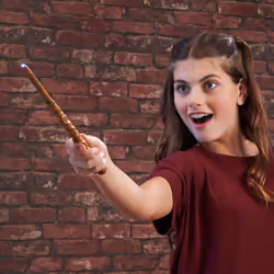 Wizarding World Harry Potter, 13-inch Hermione Granger Patronus Light-up Projection Wand, Kids Toys for Ages 6 and up - Additional view 5