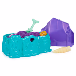 Kinetic Sand , Mermaid Crystal Playset, Over 1lb of Play Sand, Gold Shimmer Sand, Storage and Tools, Sensory Toys for Kids Ages 3 and up - Additional view 5