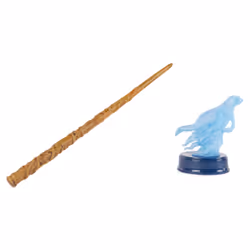 Wizarding World Harry Potter, 13-inch Hermione Granger Patronus Spell Wand with Otter Figure