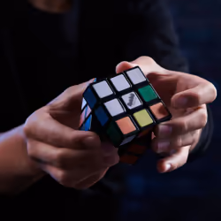 Rubik’s Phantom, 3x3 Cube Advanced Technology Difficult 3D Puzzle Travel Game Stress Relief Fidget Toy Activity Cube, for Adults & Kids Ages 8 and up