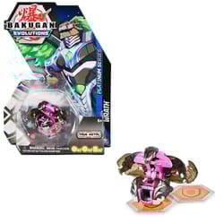 Bakugan Evolutions, Wrath, Platinum Series True Metal , 2 BakuCores and Character Card, Kids Toys for Boys, Ages 6 and Up
