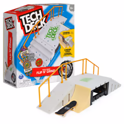 Tech Deck Flip N’ Grind X-Connect Park Creator, Customizable and Buildable Ramp Set with Exclusive Fingerboard, Finger board ...