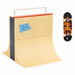 Tech Deck Big Vert Wall X-Connect Park Creator, Customizable and Buildable Ramp Set with Exclusive Fingerboard, Kids Toy for Boys and Girls Ages 6 and up