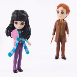 Wizarding World Harry Potter, Magical Minis Cho Chang and George Weasley Figure Set with 2 Doll Accessories, Kids Toys for Ages 6 and up - Additional view 4