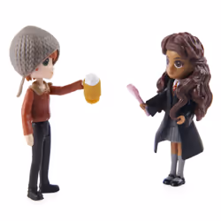 Wizarding World Harry Potter, Magical Minis Ron Weasley and Parvati Patil Figure Set with 2 Doll Accessories, Kids Toys for Ages 6 and up - Additional view 4