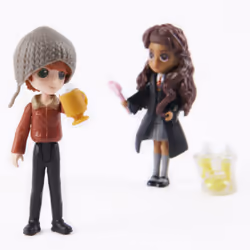Wizarding World Harry Potter, Magical Minis Ron Weasley and Parvati Patil Figure Set with 2 Doll Accessories, Kids Toys for Ages 6 and up - Additional view 5