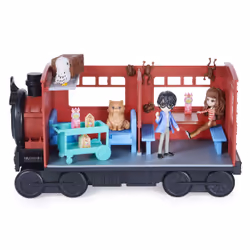 Wizarding World Harry Potter, Magical Minis Hogwarts Express Train Toy Playset with 2 Exclusive Figures, 10 Accessories, Kids ...