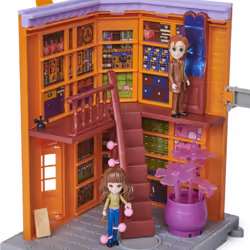 Wizarding World Harry Potter, Magical Minis Diagon Alley 3-in-1 Playset with Lights & Sounds, 2 Figures, 21 Accessories, Kids Toys for Ages 6 and up - Additional view 5