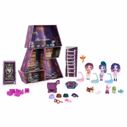 Zombaes Forever, Wild Vibes, Abandoned Pet Shop Customizable Doll House Playset, 3 Exclusive Zombie Dolls & Accessories, 5 Pets, Kids Toys for Girls