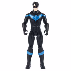 DC Comics , 12-inch Stealth Armor Nightwing Action Figure, Kids Toys for Boys and Girls Ages 3 and Up, 3 yr(s), Black, Blue