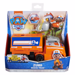 PAW Patrol , Big Truck Pup’s Zuma Transforming Toy Trucks with Collectible Action Figure, Kids Toys for Ages 3 and up, Truck, ...