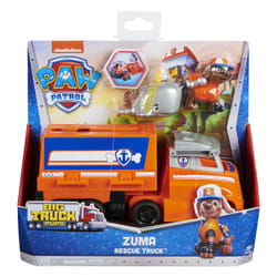 PAW Patrol , Big Truck Pup’s Zuma Transforming Toy Trucks with Collectible Action Figure, Kids Toys for Ages 3 and up