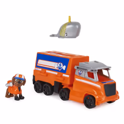PAW Patrol , Big Truck Pup’s Zuma Transforming Toy Trucks with Collectible Action Figure, Kids Toys for Ages 3 and up