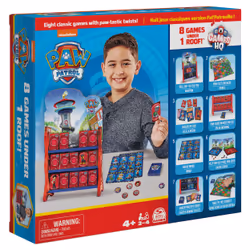 Games PAW Patrol, HQ Board for Kids Checkers Tic Tac Toe Memory Match Bingo Go Fish Card PAW Patrol Toys, for Preschoolers Ages 4 and up