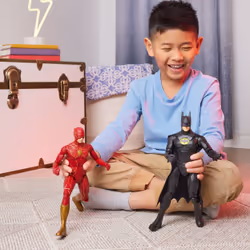 DC Comics , The Flash Action Figure, 12-inch The Flash Movie Collectible, Kids Toys for Boys and Girls Ages 3 and up