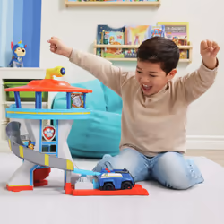 PAW Patrol Lookout Tower Playset with Toy Car Launcher, 2 Chase Action Figures, Chase’s Police Cruiser and Accessories, Kids Toys for Ages 3 and up
