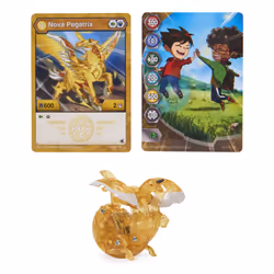 Bakugan Legends, Nova Dragonoid, Light Up Action Figures, 1 Character Card and Metal Gate Card, Kids Toys for Boys Ages 6 and Up