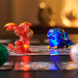 Bakugan Legends, Nova Dragonoid, Light Up Action Figures, 1 Character Card and Metal Gate Card, Kids Toys for Boys Ages 6 and Up